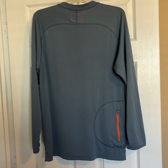 Howler Brothers men’s blue long sleeve henley shirt size large - Picture 8 of 13